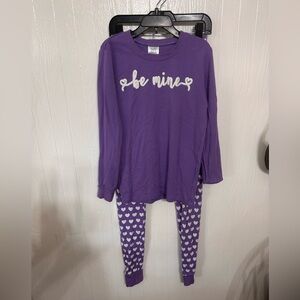 ARB Blanks Be Mine 2 piece Valentine Pajama set size 12